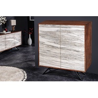 Riess-Ambiente Highboard MOUNTAIN SOUL - 120cm echter Naturstein weiß