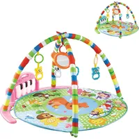 Chipolino Spielbogen, Krabbeldecke Happy Känguru Piano Spiegel 4 hängende
