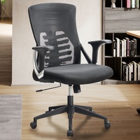 FineBuy Bürostuhl Bürostuhl FB58806 Mesh Drehstuhl Ergonomisch Stoff 120