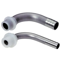 Ich-zapfe Bierschlauchtülle gebogen CNS,mit angespritzter Dichtung, NW 10mm