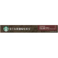 Starbucks NESPRESSO Italian Style Roast Kaffeekapseln, kräftig, 10 Portionen