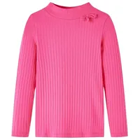 VidaXL - Kinder-Langarmshirt Rippstrick Knallrosa 92 55137