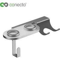 Conecto Haartrockner Halter Fönhalterung Wandhalter Dyson Supersonic, grau-metallic
