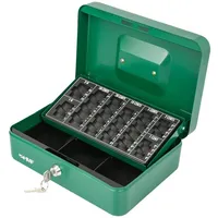 HMF 10022-06 Geldkassette abschließbar mit Münzzählbrett 25 x 18