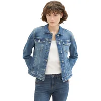 Tom Tailor Authentic Jeansjacke Used Dark Stone Blue Denim
