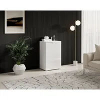 HBZ SPICE Kommode in Hochglanz Weiß - Modernes Sideboard