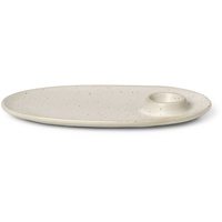 Ferm Living Flow Frühstücksteller, cremefarbig