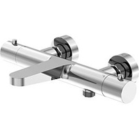 Steinberg Serie 340 Aufputzthermostat, Ausladung 194mm, Temperatur- und Mengenregulierung,