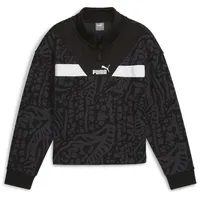 Puma Mädchen Power Hypernatural AOP Half-Zip FL G Sweat