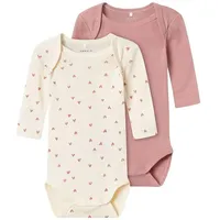 NAME IT Baby - Mädchen Nbfbody 2p Ls Buttercream