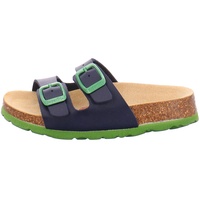 Superfit Jungen FUSSBETTPANTOFFEL BLAU/GRÜN 8210