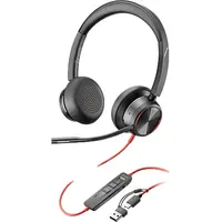 Poly Blackwire 8225 USB-C Stereo-Headset - USB-C/A-Adapter, ANC