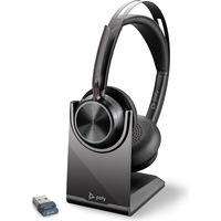 Poly Voyager Focus 2 UC Headset Schwarz