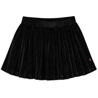 VidaXL Kinder-Faltenrock mit Lurex Schwarz 116