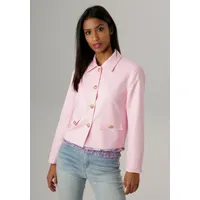 Aniston SELECTED Kurzblazer, mit rosegoldfarbenen Knöpfen Aniston SELECTED rosa