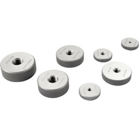 Dasqua 6311-3203 7-teiliges Gewindelehren-Set, No-Go-Ringlehre