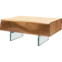 DeLife Couchtisch New Live-Edge 80x60 cm Akazie Natur 2
