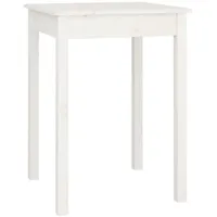 VidaXL Esstisch 55 x 75 x 55 cm weiß