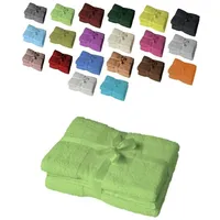EXKLUSIV HEIMTEXTIL Badetuch 100 x 150 cm grün 4