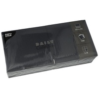 Papstar Servietten Daily Collection schwarz 2-lagig 32,0 x 32,0