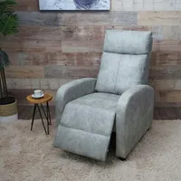 Mendler Fernsehsessel HWC-F76, Relaxsessel Sessel Liegesessel, Liegefunktion verstellbar Stoff/Textil