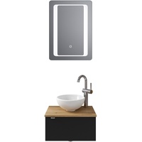 Pelipal Serie 6915 2-tlg. Schwarz Matt-Halifax Eiche