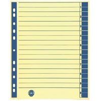 Wekre Trennblätter DIN A4 1-0 weiß/blau, 230 g/m2, 100