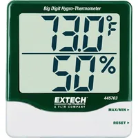 EXTECH Instruments Hygro-Thermometer, 10 ...
