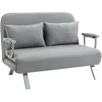 Homcom 2-Sitzer Schlafsofa mit Armlehne 111 x 80 x