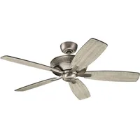 Elstead Lighting Monarch II leiser Deckenventilator Ø132cm Holz +