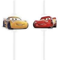 Procos Papierstrohhalme 4er Set Cars