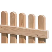 Gartenpirat Gartenzaun Holzpaket für Vorgartenzaun aus Lärchenholz Holzzaun mit