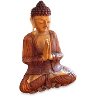 Livasia Buddha aus Holz 30cm hoch – Balinesische Handwerkskunst