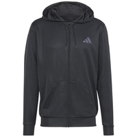 Adidas Herren Train Essentials Seasonal Full-Zip Hoodie, Black, XL