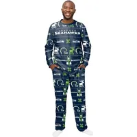 Foco NFL Winter Xmas Pyjama Schlafanzug - Seattle Seahawks