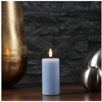 283 Mia Stumpenkerze 10 cm 5 cm hellblau