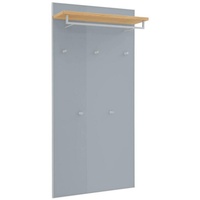 XXXLutz Garderobenpaneel Grau, , Holzwerkstoff,Glas , Maße cm, B: