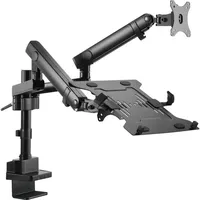 Gembird MA-DA3-02 (Tisch, 32"), Monitor Halterung, Schwarz