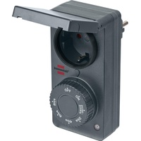 Brennenstuhl Zeitschaltuhr mit Dämmerungssensor DDT IP 44 für Außenbereich