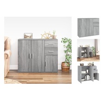 VidaXL Sideboard Grau Sonoma 91x29,5x75 cm Holzwerkstoff
