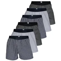 Jbs Boxershorts Organic Cotton in Grau / Blau |
