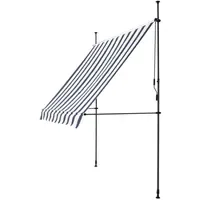 Pro.tec Klemmmarkise Stem 300 x 120 cm blau