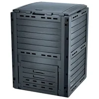 Spetebo Kunststoff Kompostierer 100 x 60 cm anthrazit -