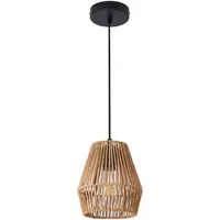 Lux.pro Liverpool 1-flg. E27 18 cm schwarz/beige