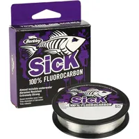 Berkley Sick Fluorocarbon-Vorfachmaterial – durchsichtige Fluoro-Carbon-Angelschnur, schnell sinkendes und