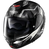 Nolan X-1005 Ultra Carbon Sandglass N-Com schwarz / weiß