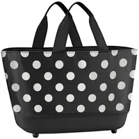 Reisenthel Einkaufstasche shoppingbasket Dots White Schwarz Damen