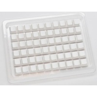 Ducky Blank White Cherry profile, weiß unbeschriftet, 133 Tasten,