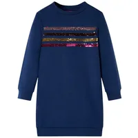 VidaXL Kinder-Pulloverkleid Marineblau 116
