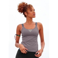 LASCANA ACTIVE Funktionsshirt Damen stone Gr.XS (32/34)
